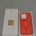 Miracase Magnetic for iPhone 15 Pro Case 6.1 inch (Compatible with MagSafe)with 2X Screen ProtectorsMilitary-Grade Protection, Anti-Fingerprint Translucent Matte Phone Cover, Red