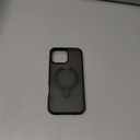 TORRAS Ostand for iPhone 16 Pro Max Case, [Fit for MagSafe][Shockproof Military Grade][Sturdy Kickstand & Ring Holder] Translucent Slim Magnetic Phone Case for iPhone 16 Pro Max 6.9" 2024, Black