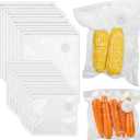 40PCS Vacuum Sealer Bags for Food with Air Valve, Reusable Sous Vide Bags (20 large+20 small)