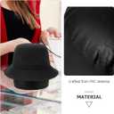 Inflatable Hat Display: Black Plastic Hat Holder Round Portable Hat Holder for Rack Multiple Hats