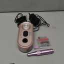 40000RPM Electric Nail File Drill Professional Kit, Drill Machine with LCD Display, Manicure Pedicure Polishing Acrylic Gel Nail Grinder for Salon, Home Use (Pink)