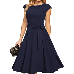 DRESSTELLS Women's Cocktail Dresses, Formal Wedding Guest Church Modest Graduation Party Prom Dress 2025 XXL