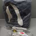 Heated Electric Blanket King Size-100"x90" Heating Blanket with 10 Heating Levels & 5 Time Settings Over-Heat ProtectionWinter Warmer for Adults with ETL CertificationGrey