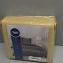 Nestl Camel Gold Duvet Cover Queen Size - Soft Double Brushed Queen Duvet Cover Set, 3 Piece, with Button Closure, 1 Duvet Cover 90x90 inches and 2 Pillow Shams