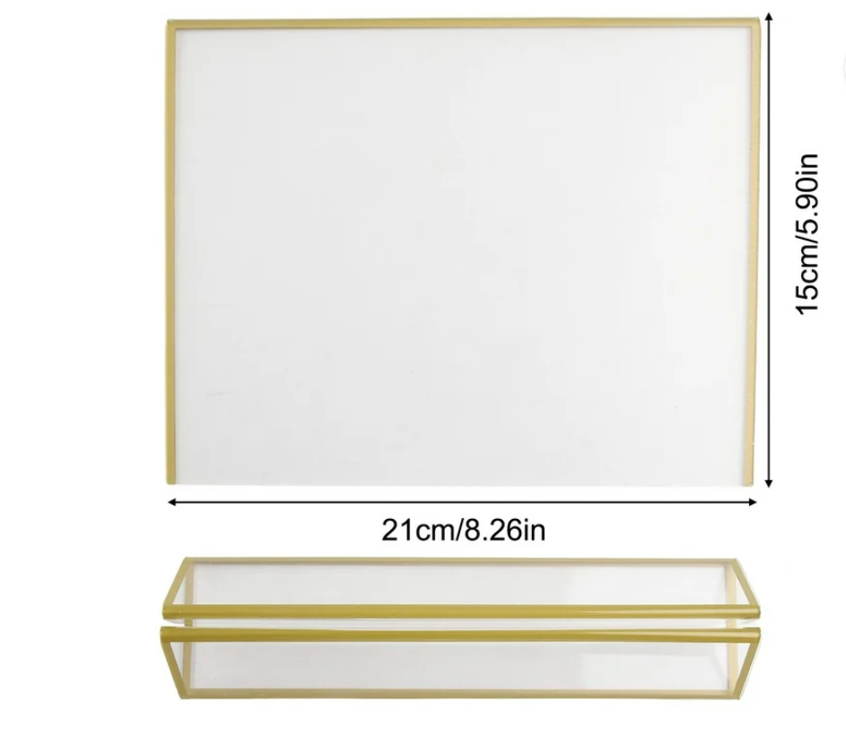 YASONIC Clear Table Place Card With Holders DIY Acrylic Phnom Penh Sheet Table Numbers Plate For Wedding Events Party Menu Stand
