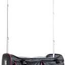 Ecogear Dance Bag with Garment Rack, 28 Inch Rolling Duffel Ideal for Dance Competition & Travel, Wheeled Upright Luggage with Easy-assembly Lightweight Aluminum Clothes Rack, Black/Pink
