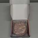 Driini Wooden Analog Desktop Clock  4.3 in. Decorative Pinewood, No-Tick Design  Easy to Read Silent Sweep Mantle Clock  Quiet Tabletop Clocks with Wood Body, Hands, & Battery Cover; Dark (Brown)