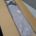 XLarge Outdoor Dog House 4'x4'x3.6' for Large Dogs, Animal Shelter with Upgraded Doors, Outside Sun Rain Canopy Pet House for Dogs, Cats, Small Animals and Livestock, Grey (Gray)