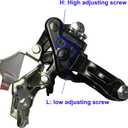 Bicycle Front Derailleur FD-TY300 3x6/7 Speed Tourney Up/Down Swing 31.8mm 34.9mm for Mountain Road Bike