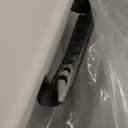 Folding Table 4FT Camping Table Portable Heavy Duty Plastic Rectangular Outdoor Dining Table Steel Legs Fold-in-Half with Carrying Handle for Indoor,Picnic,Party,Wedding,Events(White)