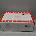 La Cuisine Enameled Cast Iron Oval Dutch Oven Casserole Dish Pot with Lid 6.75 QT Internal Matt Black Enamel Coating for bread baking, Gold-Plated Stainless Steel Lid Handle, Oven Safe up to 500° F. Cranberry