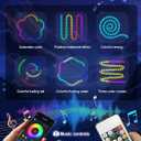 Princess Costume for Girls, RGB Light Up Toddler Dress up ＆ Syncs Music App Control with Accessories for 3-9 Girls