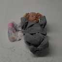 Realistic Reborn Baby Dolls-18 Inch Real Life Baby Dolls Girl Lifelike Baby Doll with Accessories for 3+ Years Old (Gray)