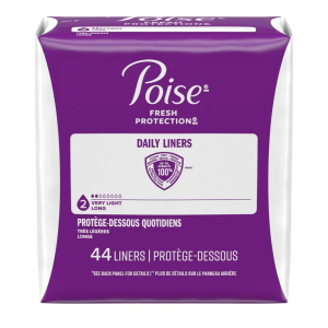 Poise Incontinence & Postpartum Pads for Bladder Leaks, 5 Drop Maximum Absorbency, Regular Length, 14 Count, Packaging May Vary