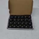 Homemory 24-Pack Halloween Black Dripping Flameless Tea Lights, Battery Operated Flickering LED Candles, Safe for Pumpkins, Party & Holiday Decor, 1.58" D x 1.2" H, Warm White Glow