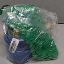 Kings County Tools Oil Lamp - 15.5 Decorative Lamp with Antique-Style Glass Body and Brass Accents - Large Kerosene Lantern with Adjustable Wick - Oil Lamps for Indoor Use (Blue)