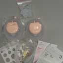 Nenesupply Handsfree Wearable Collection Cups Breastmilk Compatible with Medela Breast Pumps 24mm Silicone Flanges Replacement Compatible with Medela Pump Parts Accessories 19mm 21mm Inserts