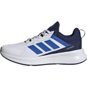 adidas Unisex-Kids Fortarun 4.0, White/ Bright Royal/ Dark Blue, 6