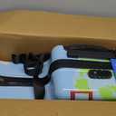 2025 Itsy Rider 20" Ride-on Suitcase for Kids with Double Spinner Red Wheels (Blue Landmarks)
