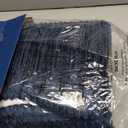 Bedsure GentleSoft Heated Blanket Electric Throw - Soft Ribbed Flannel Electric Blanket, Heating with 4 Time Settings, 6 Heat Settings, and 3 hrs Timer Auto Shut Off, Gifts for Grandma (50"x60", Navy)