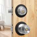 MOSECYOU Door Handle Reinforcement Backplate, Oil Rubbed Bronze 2Pcs, Door Knob Decorative Ring Plates, Scar Plates for DoorKnob/Deadbolt, Door Hole Spacer (2)