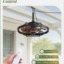Fanbulous 20" IP65 Waterproof Plug in Outdoor Ceiling Fans no Light
