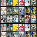 36/24 Pockets Graded Card Wall Display, Hanging Sports Card Holder Case for Baseball Football Slab(38.2 x 24.6 Inch)