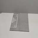 Dainty Home Sparkles Woven Vinyl Reversible Rectangular Placemat Set Of 6 - Silver