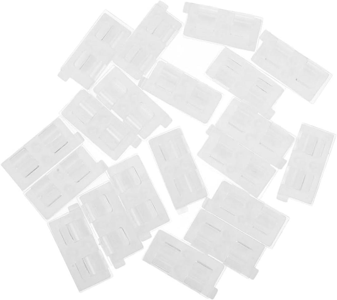 Outdoor String Lights Clips 30pcs Heavy Duty Adhesive Hooks for Hanging Light Cord Cable Clips for Patio Garden Holiday Decor