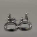 Interior Door Handle Set, Compatible with Dodge Nitro 2007 2008 2009 2010 2011, Chrome, Inner Front / Rear Left Driver & Right Passenger | Replace# 68004828AA, 68004829AA, Inside Door Handle Part 2PCS