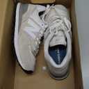 New Balance Women's 574 Core Sneaker (8 Wide, Nimbus Cloud With White)