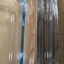 8-Piece Deep Glass Baking Dish Set with Plastic lids,Rectangular Glass Bakeware Set with Lids, Baking Pans for Lasagna, Leftovers, Cooking, Kitchen, Freezer-to-Oven and Dishwasher, Gray