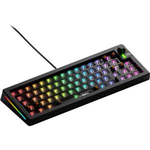 GLORIOUS Gaming - GMMK 3 Barebones Custom Gaming Keyboard Kit with Knob, 65% Compact Mechanical Keyboard, Modular Gasket System, Hotswappable MX, Sound Dampening Foam, Aluminum Switch Plate (Black)
