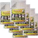 8oz Canvas Safety Drop Cloth, 3.5' x 12', (Pack of 8)