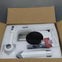 Simple Way Dog Vacuum Grooming Kit for Shedding: Professional Hair Clippers Pet Groomer - Strong Suction Cleaner Deshedding Tool Fur Brush Attachment Trimmer for Home Cat (Milky)