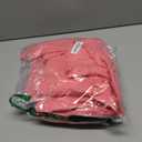 Syhood 4 Pieces 2025 Unisex Graduation Matte Gown Cap Tassel Stole Set Honor Cord for Graduation (Size 48, Pink, White)