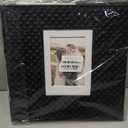 RECUTMS Photo Album for 4x6 Pictures 600 Pockets Black Inner Page Button Grain Leather Cover of Large Capacity Pictures Album Book Birthday Christmas Wedding Anniversary Memory (Black)