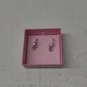 Swarovski Chroma Stud Earring Collection, Rhodium and Gold Tone Finishes, Multi-Color Crystals (Clear)