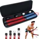 Upgraded Ropeless Battle Ropes for Home Gym, Four Adjustable Weight Levels, Weighted Workout Ropes for HIIT, Cardio and Strength Training Fitness Equipment