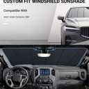 Pigenius Windshield Sun Shade for Genesis G70 2019-2026 Front Window Sunshade - Safeguard