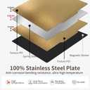 250x250mm Double Sided PEI Build Plate, Flexible Spring Steel Heated Bed Surface with Magnetic Base for Qidi Q1 Pro, Voron 250, Ankermake M5 3D Printers Textured PEI Sheet for Easy Print Removal