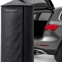 Portable Changing Room Tent - Instant Pop Up Privacy Pod with Suction Cup for SUV Liftgate, for Camping, Shower, Beach and Toilet Stall (Carrying Bag Included) (Black)