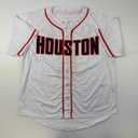 Facsimile Autographed Alex Bregman Houston White Reprint Laser Auto Baseball Jersey Size Men's XL