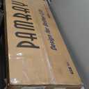 Pamray 64 Inch L Shaped Gaming Desk with Power Outlets and Led Lights, Large Corner Computer Desk with Monitor Stand and Pegboard, PC Table for Home Office and Bedroom, Black