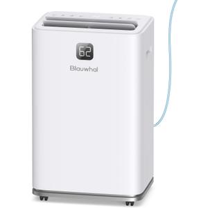 150 Pints Dehumidifier with Pump, 8000 Sq.Ft Dehumidifier for Basement with Drain Hose & 2.11 Gal Water Tank, Large Dehumidifiers for Large Room Warehouses Commercial and Home (150 pint) (Dark White)