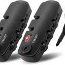 (2 Pieces) lizipai(Customs Locks) Combination Lock TSA Customs Lock Fixed Luggage Lock, Backpack Lock (Super King)