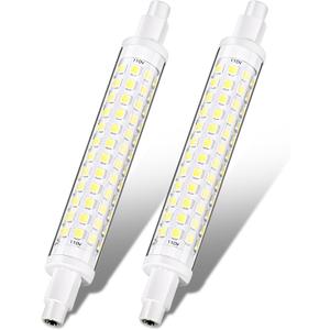 Honoson 2 Pcs R7S LED Bulb 100W Halogen Replacement Bulbs Globe Dimmable T3 J Type Light for Work Landscape Lights Floor Lamps Security Lamps(118mm,6000K Daylight White)