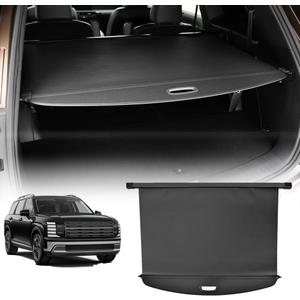 Cargo Security Shade Trunk Cover Compatible with Hyundai Palisade 2026 2027 Privacy Screen Retractable Rear Storage Cargo Cover Luggage Security Shield Shade