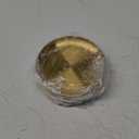 20 Pieces Gold Stainless Steel Plates, 6.5 Inch Metal Round Dinner Dishes, Reusable and Dishwasher Safe for BBQ, Salad, Snack, Desserts, Food Serving, Outdoor Camping