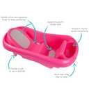 The First Years Newborn to Toddler Baby Bath Tub - Convertible 3-in-1 Baby Tub with Removable Sling - Ages 0 to 24 Months - Sure Comfort - Pink